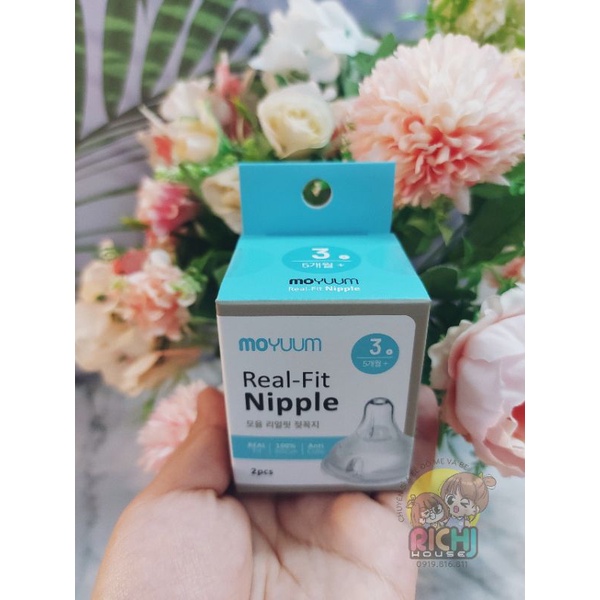 (Lẻ) Núm ti Moyuum (không hộp)