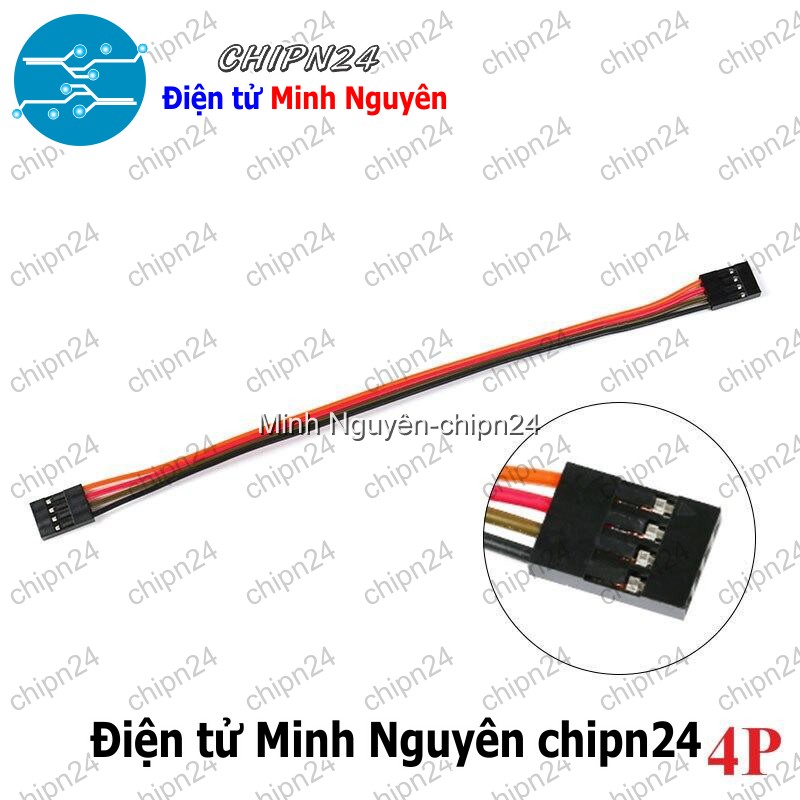 [2 sợi] (P236) Dây Dupoint 4P 20cm Cái Cái 2.54mm - HH005883