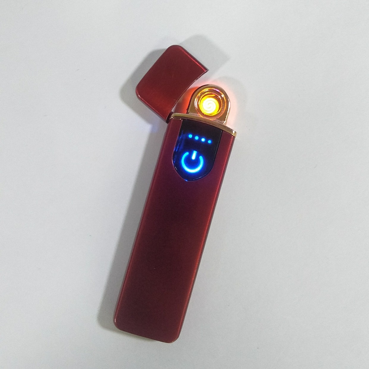 Bật Lửa Cảm Ứng Vân Tay Hồng Ngoại Sạc USB Cực Chất