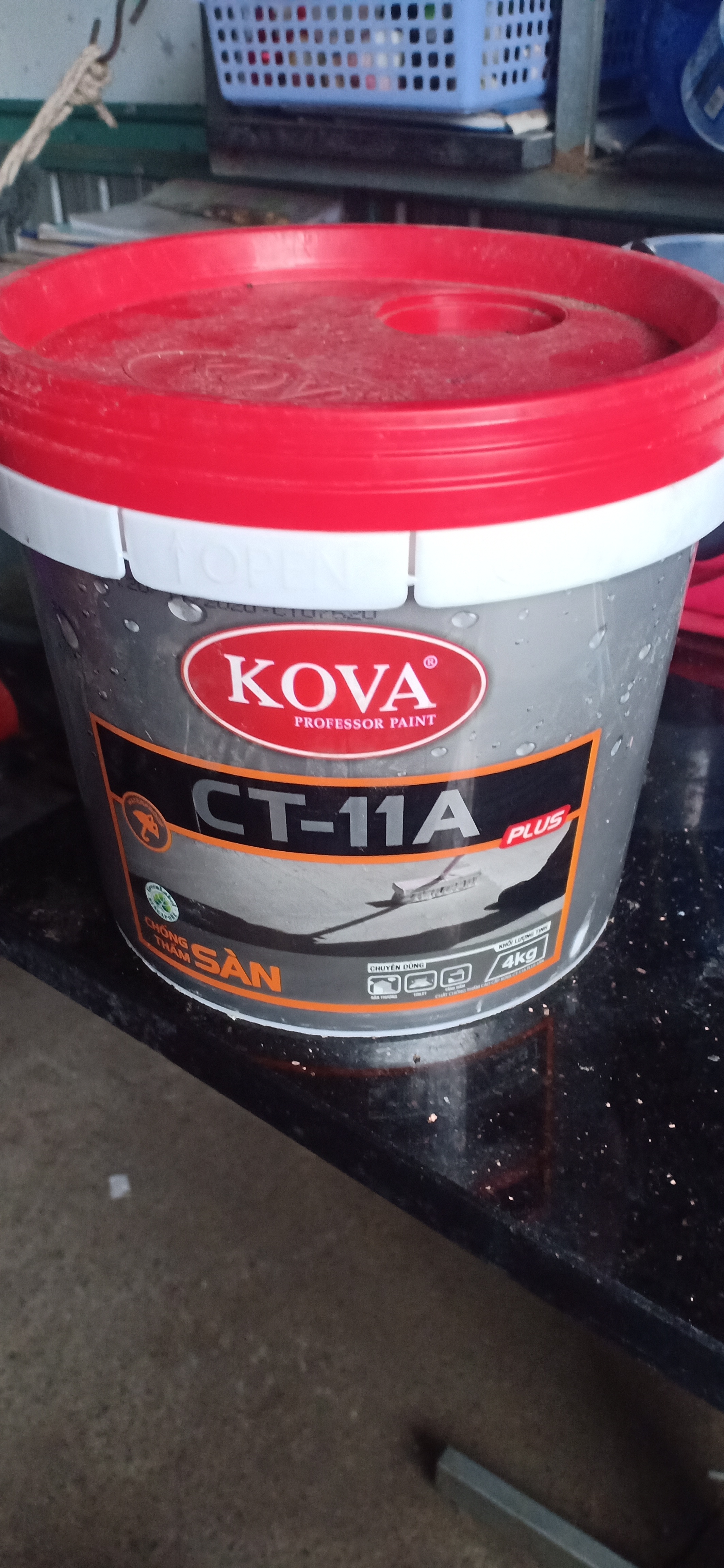 chống thấm sàn CT11A plus kova 4kg *SƠN KOVA chính hãng*