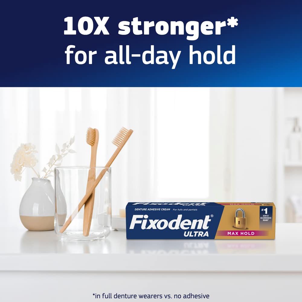 Keo Dán Hàm Răng Giả Hàm Tháo Lắp Fixodent 68gr Mỹ