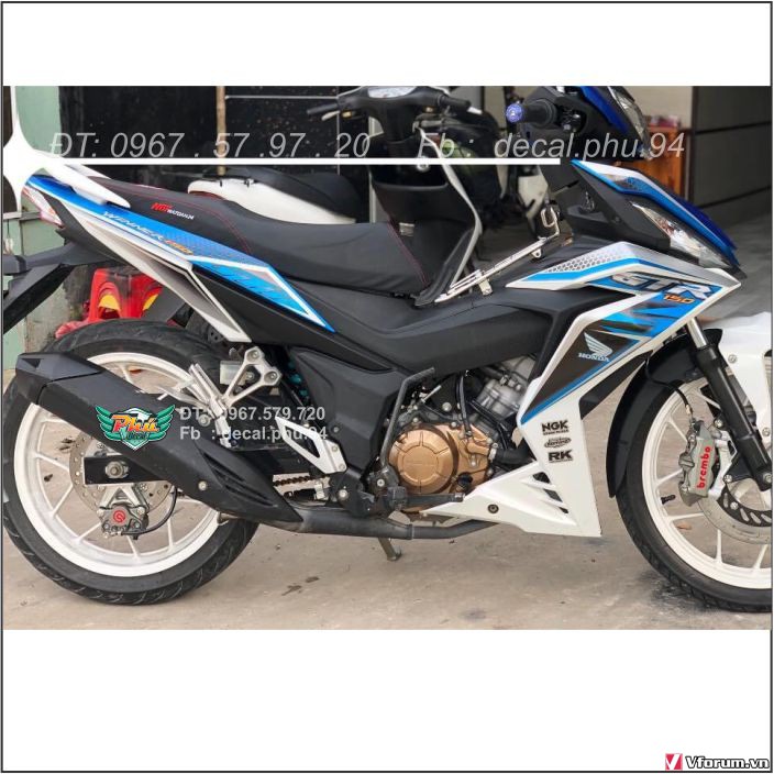 Tem rời Winner GTR Xanh Trắng đen