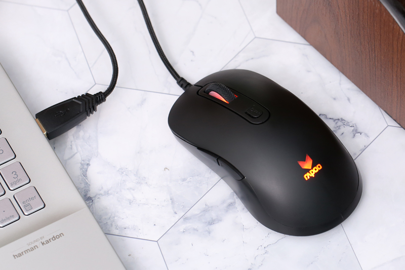Chuột Gaming RaHYU1poo V1116T Đen PC1