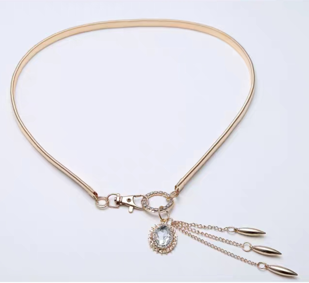 [HCM]Thắt Lưng Nữ Dây Nịt Nữ Crystal thời trang Hàn Quốc hàng nhập