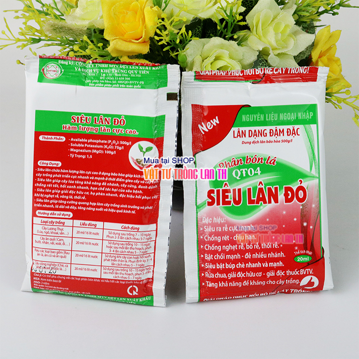 Siêu Lân đỏ phục hồi cho cây - 20ml