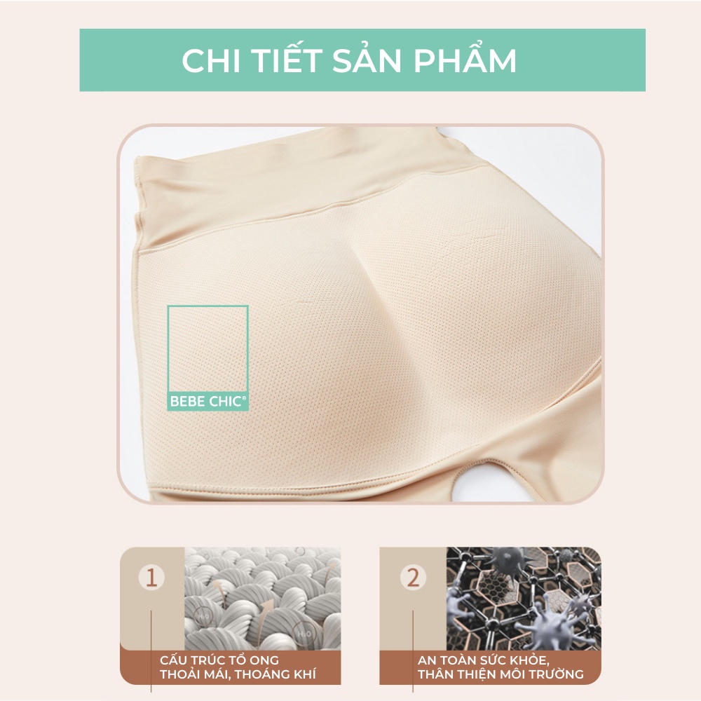 Quần Độn Mông BEBECHIC Cạp Cao Gen Bụng Cao Cấp