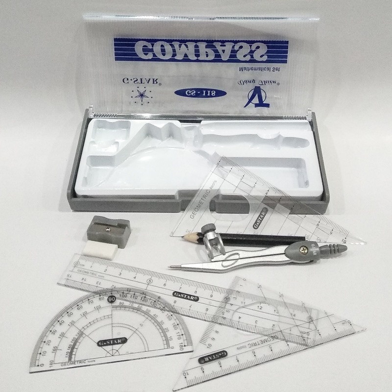 Bộ Compass 7 Món Cao Cấp Gstar U118 ( Compass Bút Chì )