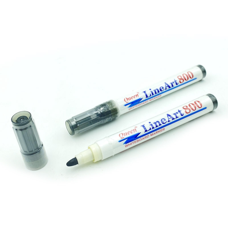 Bộ 2 Bút Lông Bảng Queen LA-800 - Mực Đen