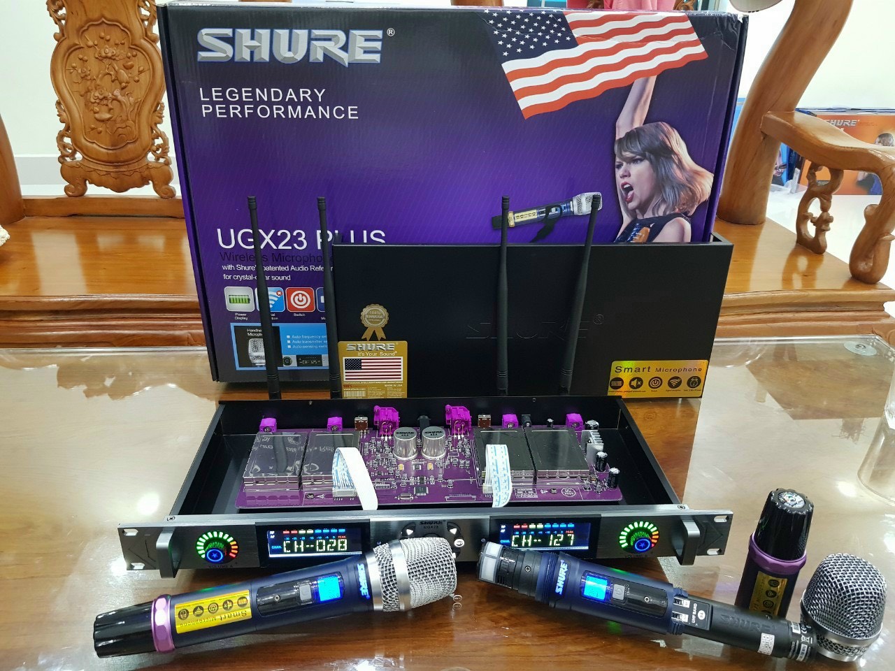 MICRO SHURE UGX 23PLUS ( LOẠI 1)