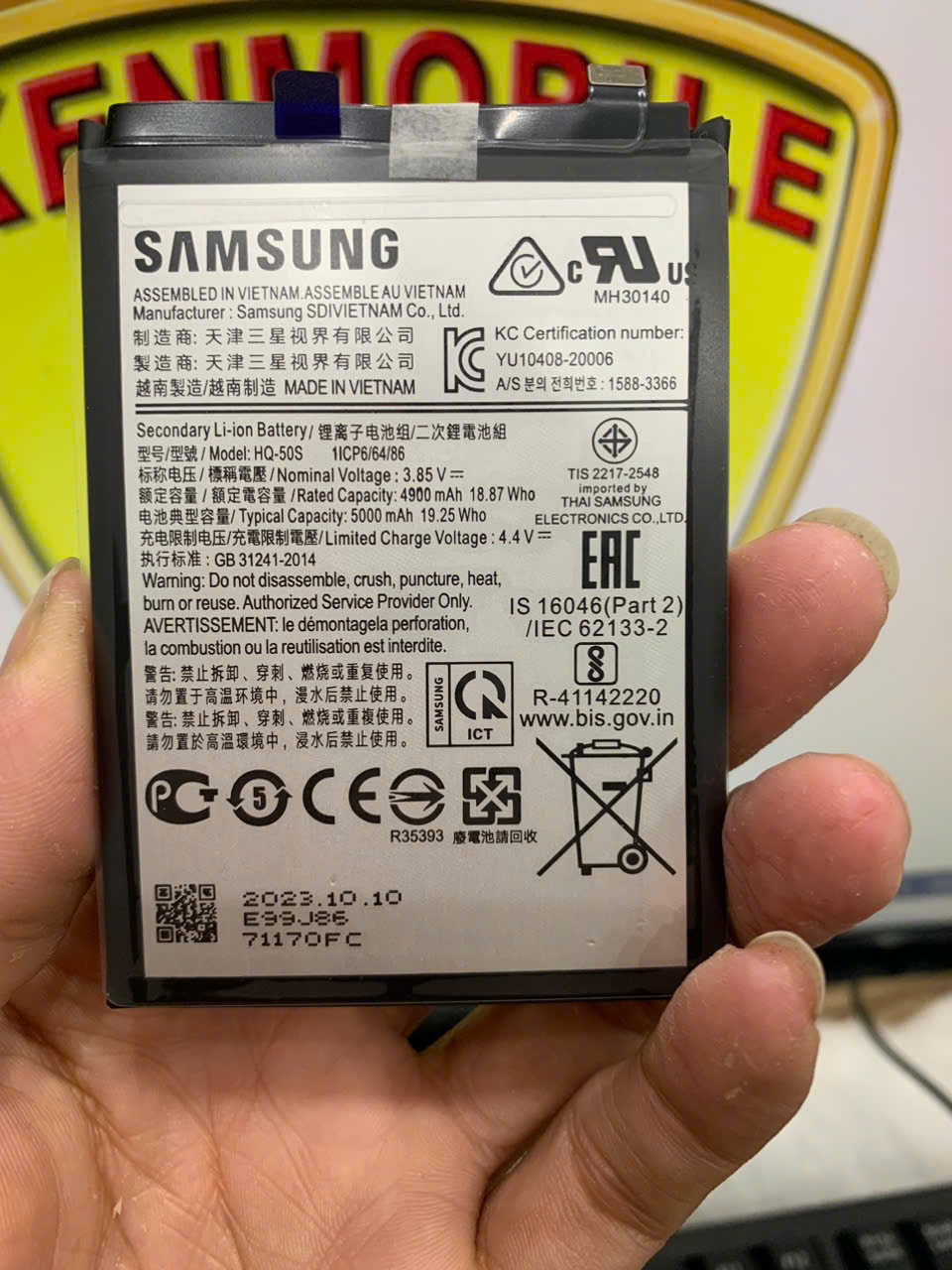 Pin ZIN Tương Thích SS A10S / A20S (bảo hành 3 tháng)