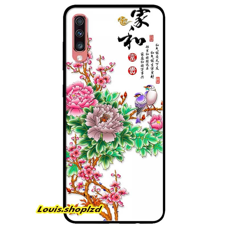 Ốp lưng dành cho samsung a90 5g mẫu hoa mẫu đơn