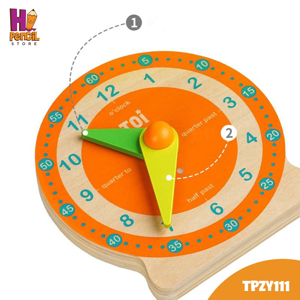 Đồ Chơi TOI Bộ Game Bé Học Xem Đồng Hồ