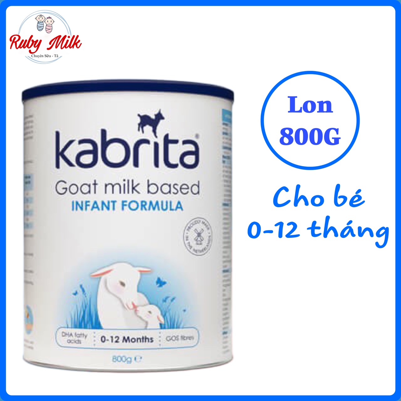 Kabrita Goat Milk No. 1 Can 800g (0-12 Months)