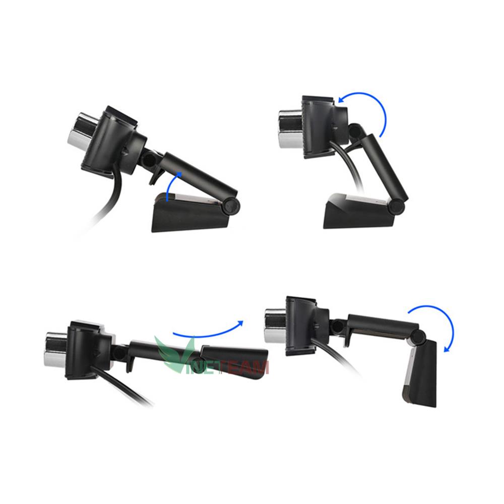 Webcam Máy Tính Phân Giải 1280 x 720p Kèm Micro