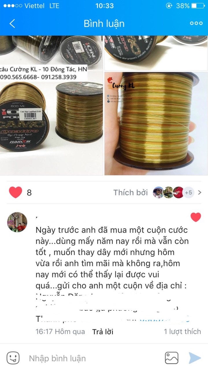 Cước câu cá Nhật dòng Ion Awas Camo 600m