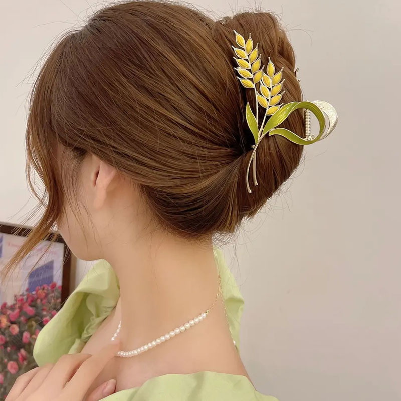 Kẹp tóc bông lúa sang chảnh - UniLabel