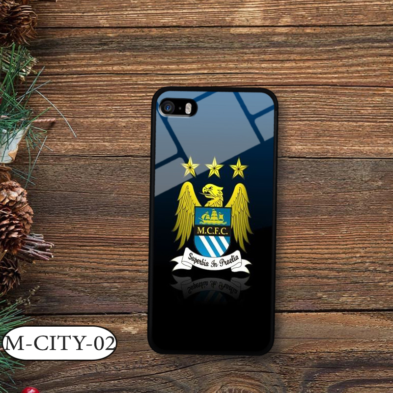 Ốp kính 3D IPHONE 5 - in biểu tượng đội bóng