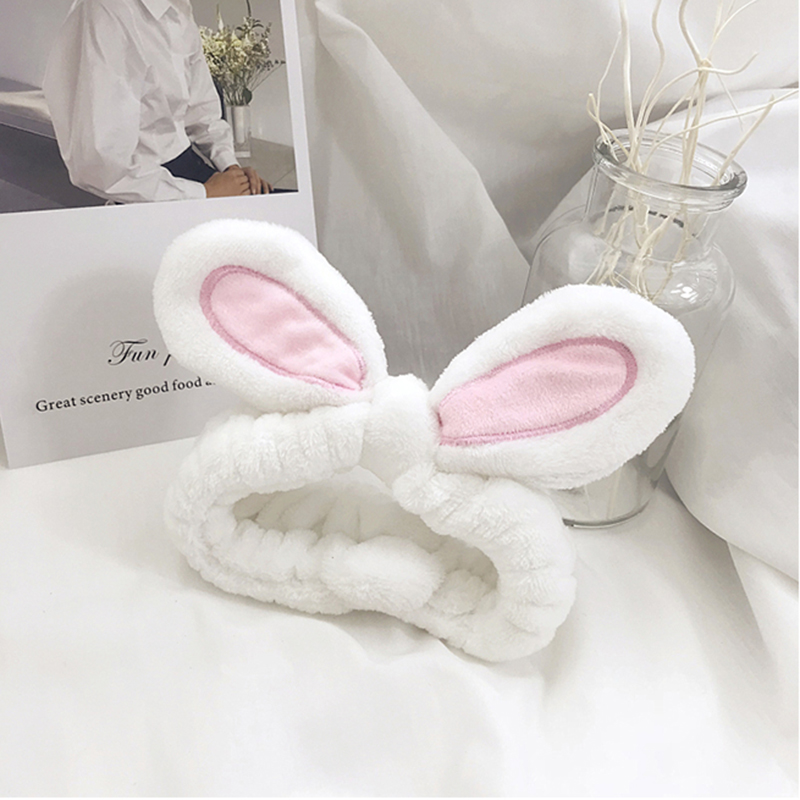 Cute selling cute three-dimensional rabbit ears wash face makeup headband