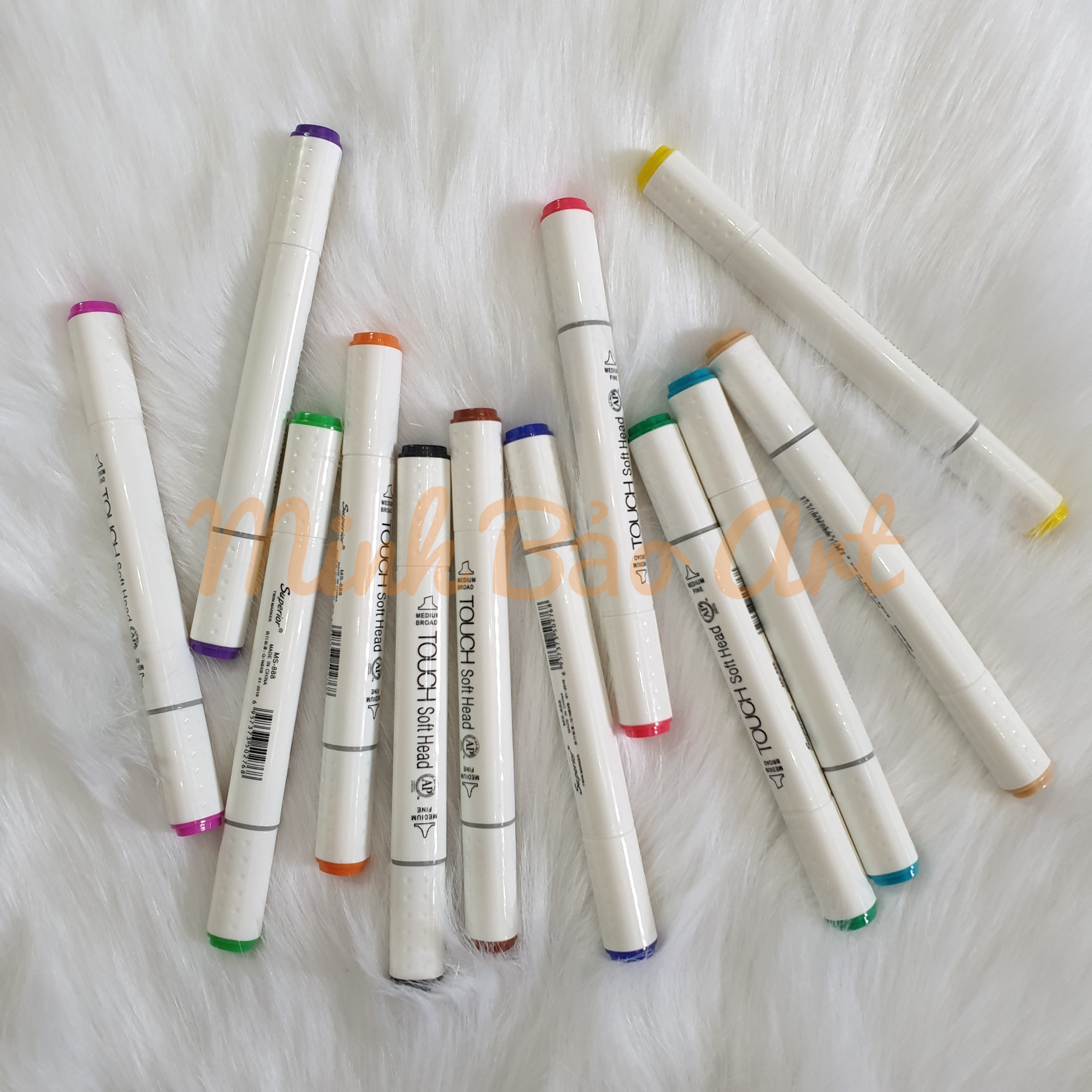 [HCM]MÀU CƠ BẢN - BÁN LẺ BÚT MARKER TOUCH SOFT HEAD