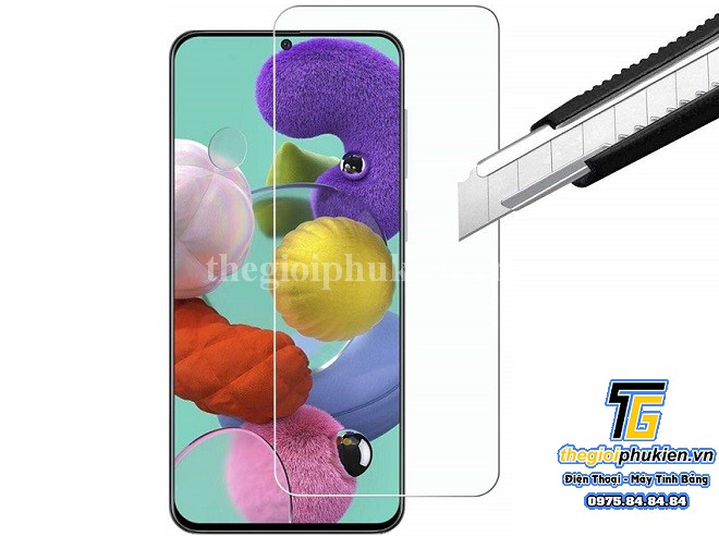 Combo Kính cường lực Samsung Galaxy A51, Galaxy A71 hiệu Glass Pro không full màn hình +  Dán chống xước Camera sau