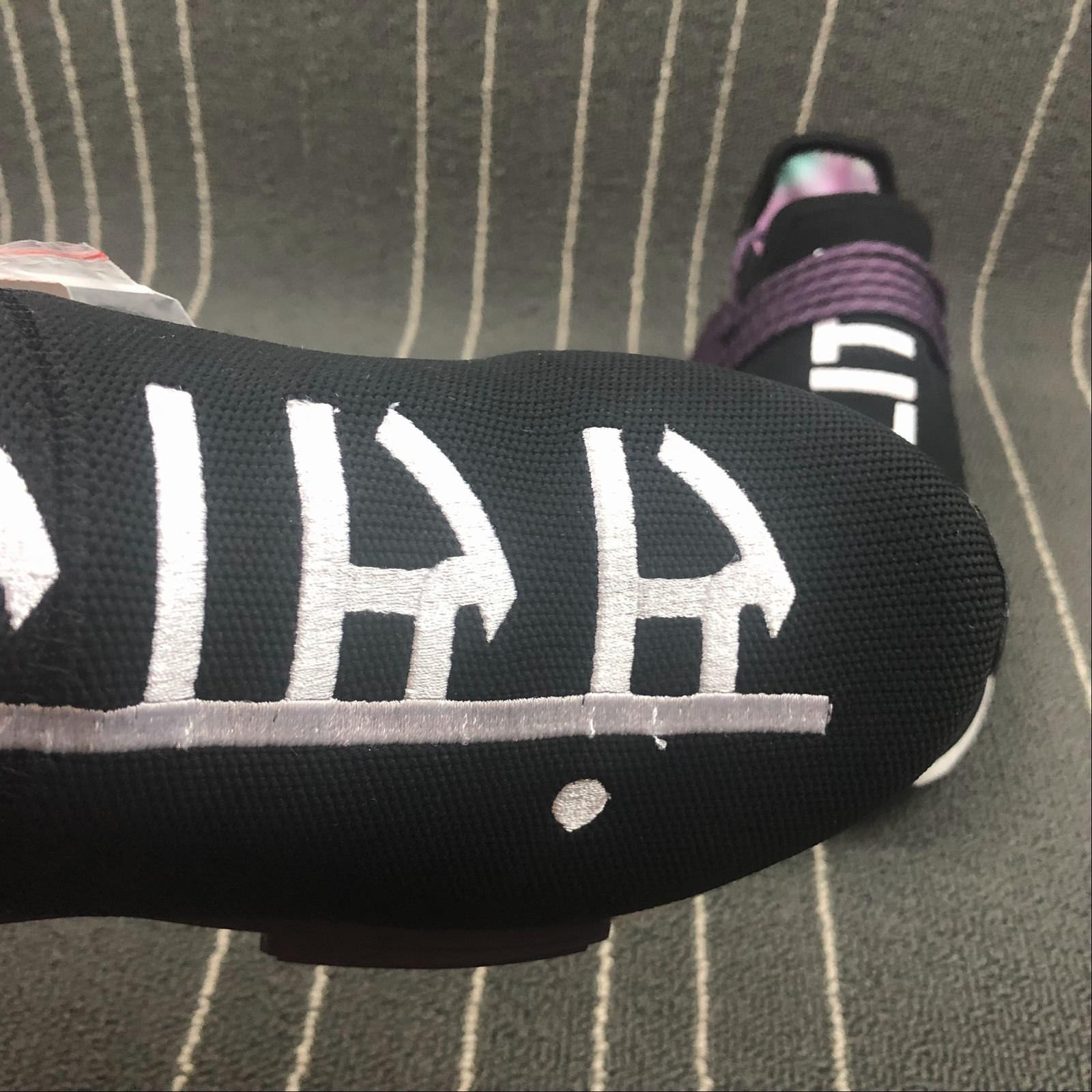 [Full Box] Giày thể thao Human Race NMD Đen dây tím