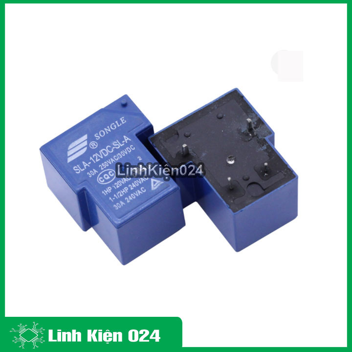 Relay songle SLA 30a - 24v 4 chân