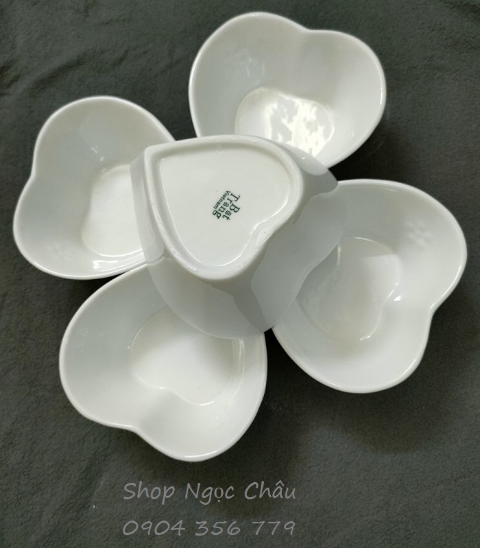Bát tim gốm sứ Bát Tràng