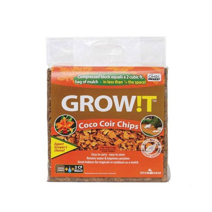 Xơ dừa đóng kiện GROW!T Coco Coir Chips 5kg