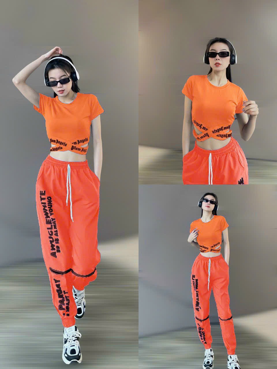 bộ thể thao nữ , quần chất gió áo chất thun,thể thao,zumba,gym(KHOÁ GỐI, CẠP CHỮ)