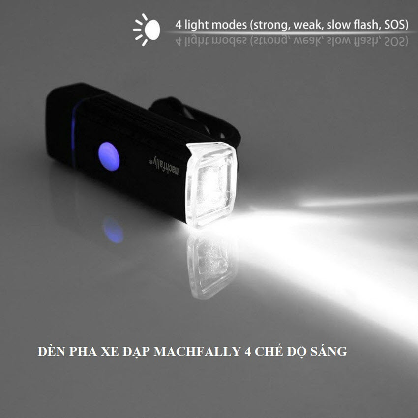 Đèn pha sạc usb Machfally Cho xe đạp chất lượng cao