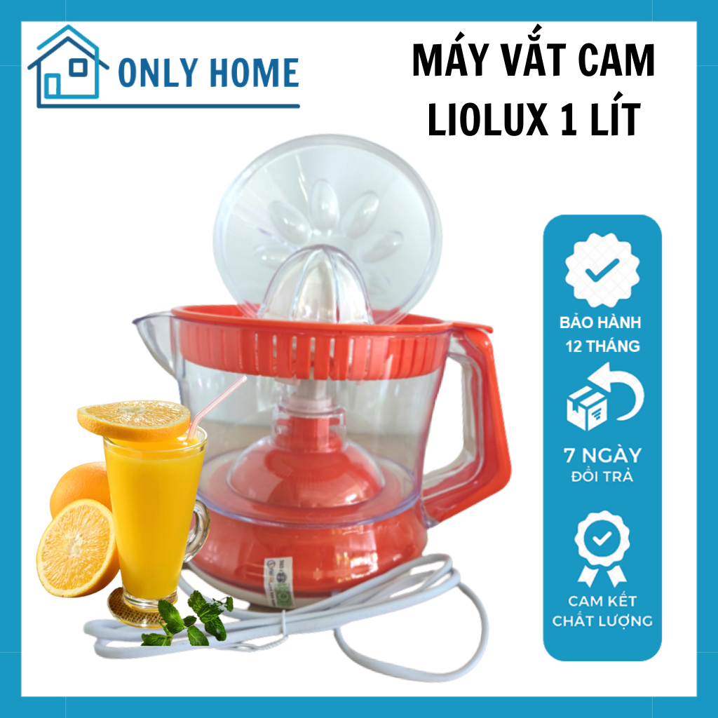 Máy vắt cam Liolux LIO-VC705 dung tích 1 lít, máy ép cam bằng điện bảo hành 12 tháng gia dụng ONLY HOME