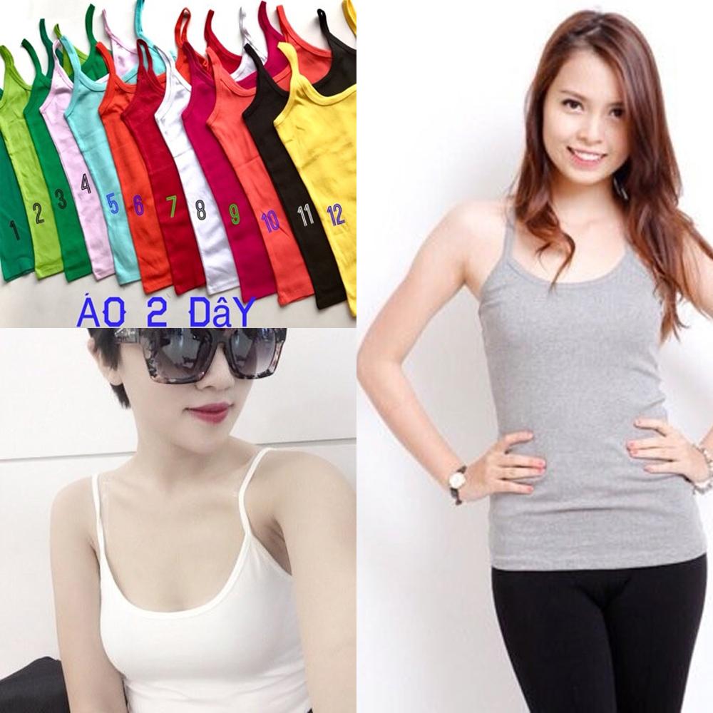 COMBO 5 Áo Thun 2 Dây Nhiều Màu