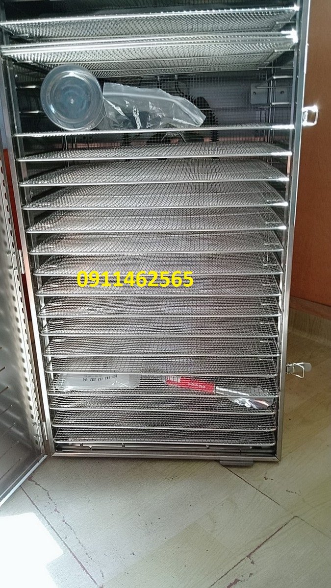 máy sấy khô hoa quả thực phẩm 20 khay công suất 1500w bảo hành 12 tháng