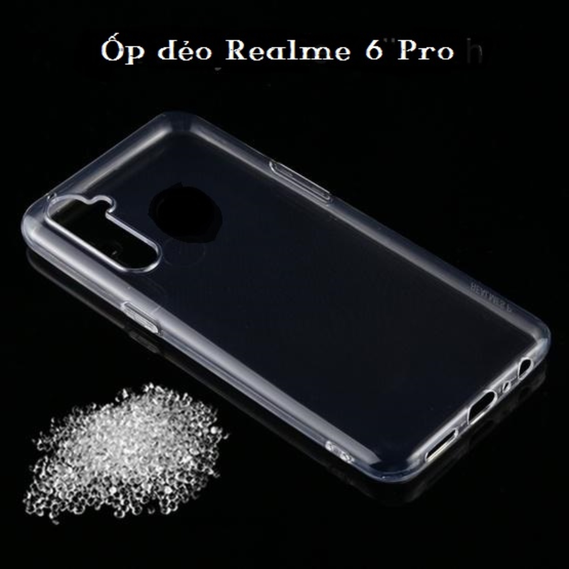 Ốp dẻo trong suốt Realme 6 Pro (Hàng loại A)