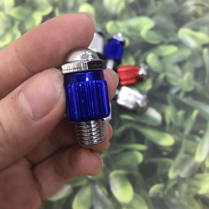 [MIỄN SHIP] Đôi Ốc chân gương  xe máy Wave A110 - S110 - RS (Màu xanh)