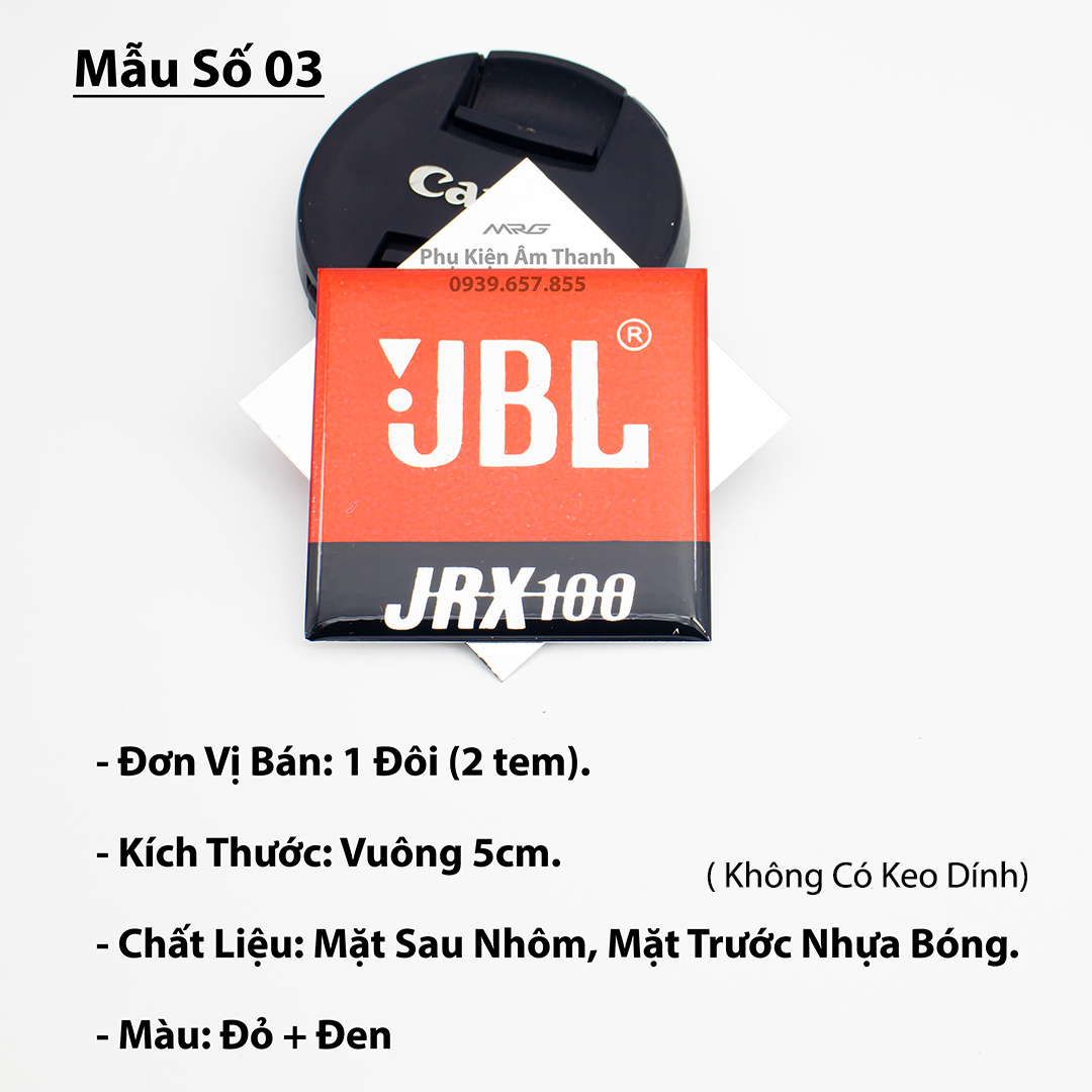 Tem Loa JBL Nhiều Mẫu, giá 1 cặp (2 cái).