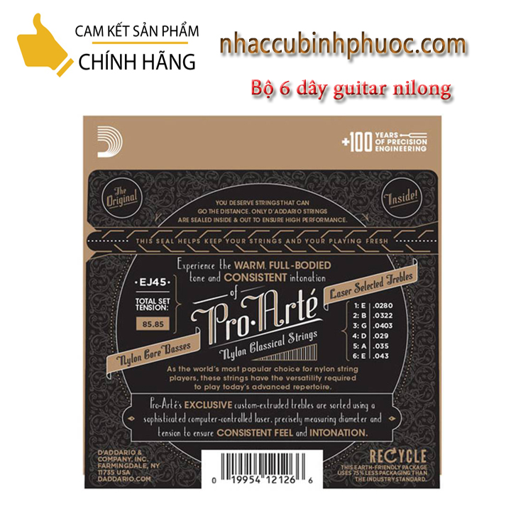 Bộ dây đàn Guitar Nilong Harl EJ45