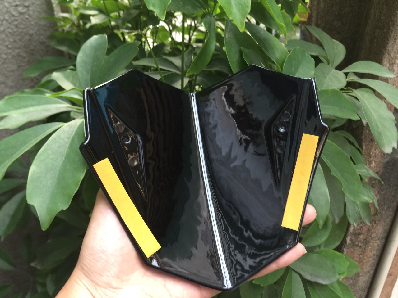Miếng ốp yếm dưới đen nhám hãng xe SH Mode đời 2013 đến 2019 phụ tùng dàn áo thay thế