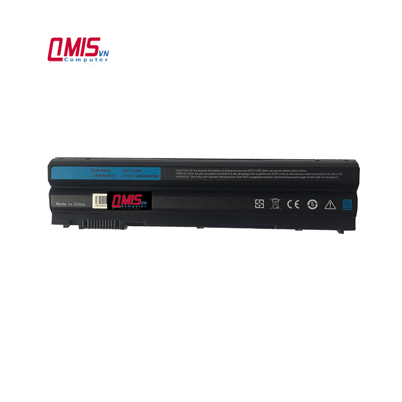 Pin laptop Dell Latitude E5420 E5430 E5520 E5530 E6420 E6420 E6430 E6440 E6520 E6530 E6540, Vostro 3460 3560, Inspiron 14R Turbo 5420 5520 5525 5720 7420 7520 7720 P33G, Audi A4, A5, S5 -  E5420 E6420 T54FJ (ZIN) - 6 CELL