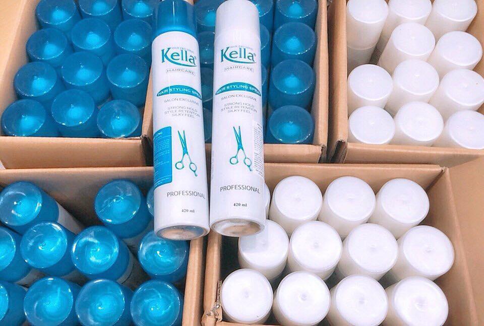 Keo xịt tóc KELLA cứng / mềm 420ml