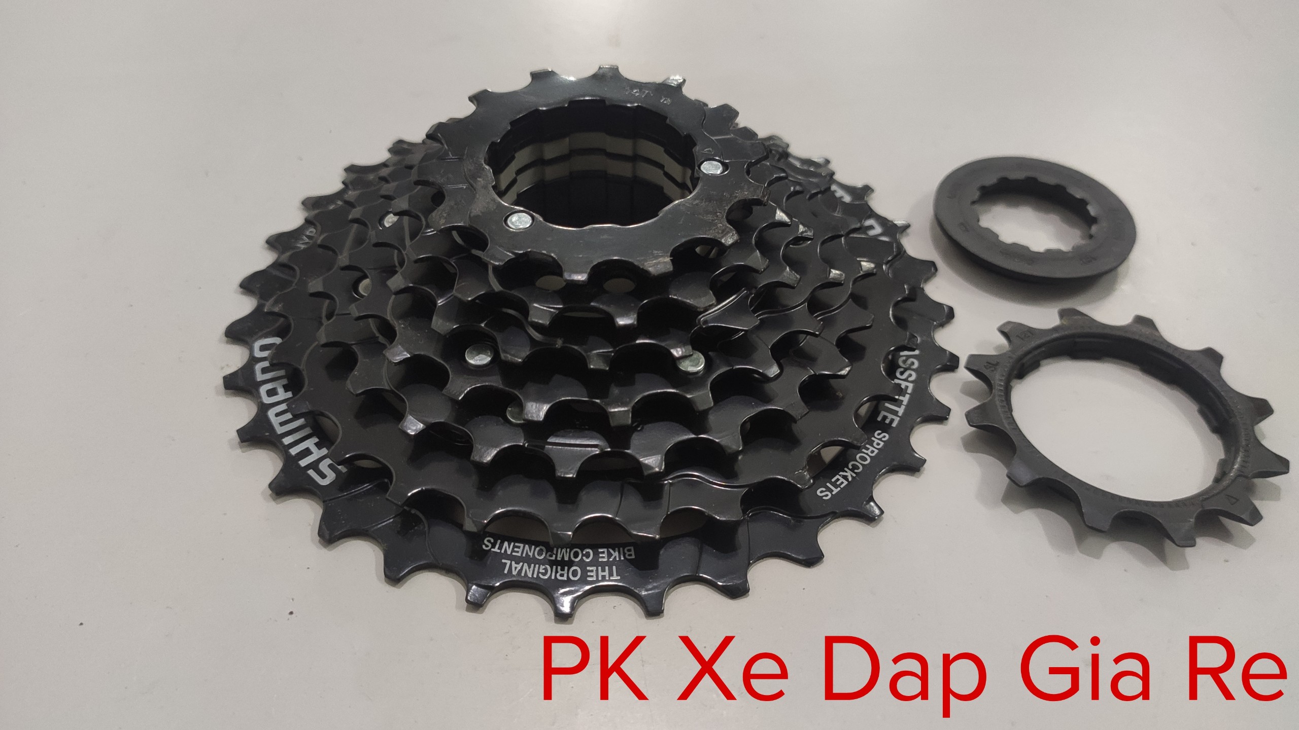 Líp thả 8 tầng shimano cs-hg200-8, líp thả shimano cao cấp - pk xe dap gia re
