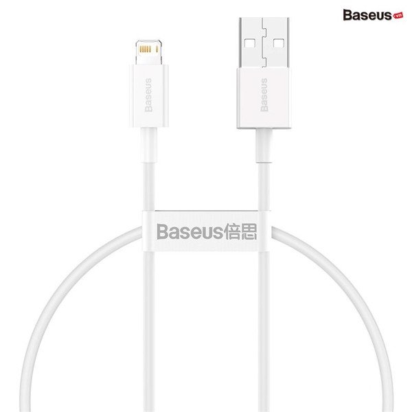 Cáp sạc lightning Baseus Superior Series Fast Charging Data Cable cho iPhone/ iPad (2.4A, 480Mbps, Fast charge, ABS/ TPE Cable) cáp sạc hỗ trợ truyền dữ liệu và sạc nhanh 2.4a