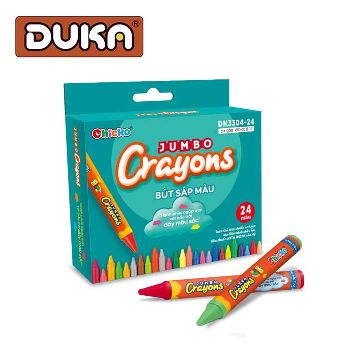 Bút Sáp 24 Màu Jumbo Crayons