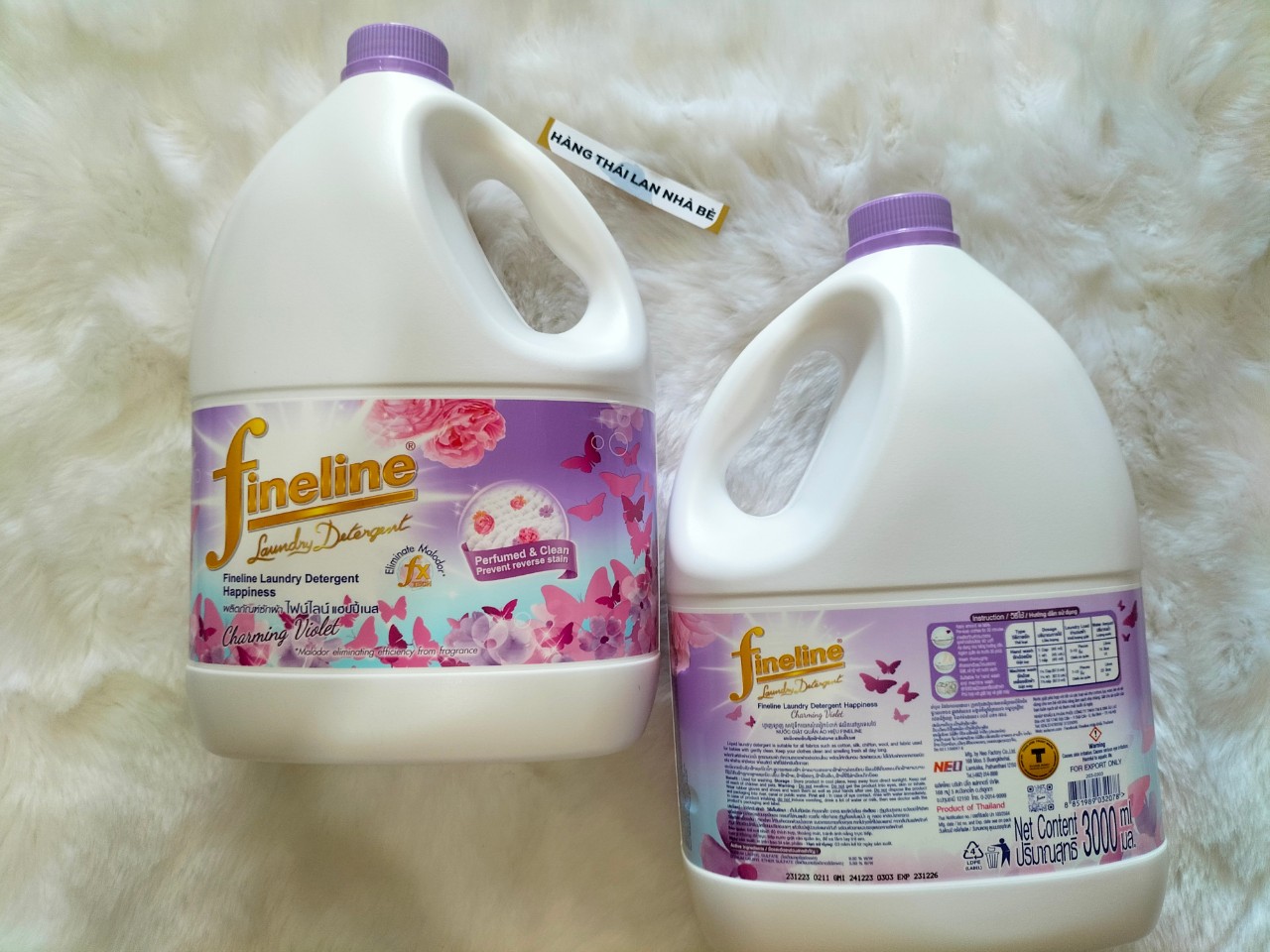 [HCM]Nước giặt Fineline Thái Lan 3000ml (màu Tím)