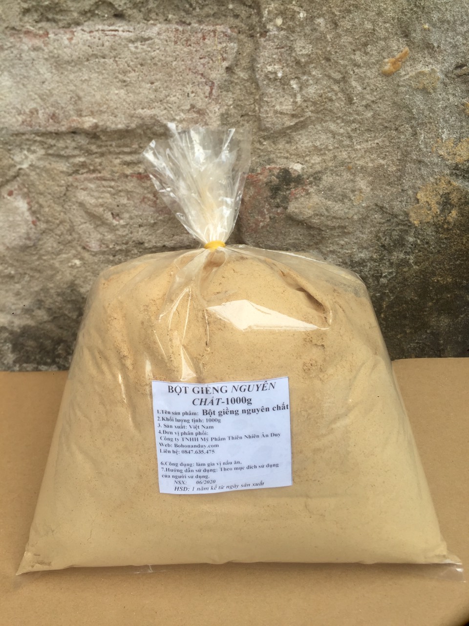 Bột GIỀNG nguyên chất 1000g