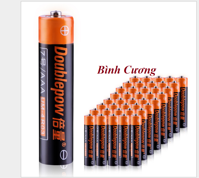 Bộ 4 viên pin đũa Doublepow AAA