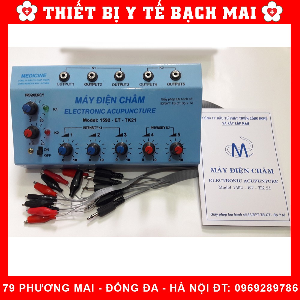 Máy Châm Cứu 5 Giắc Việt Nam
