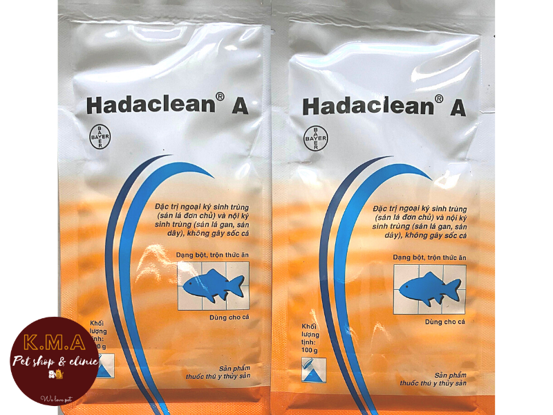 HADACLEAN A -  PHÒNG KÝ SINH TRÙNG TRÊN CÁ (GÓI 100G)