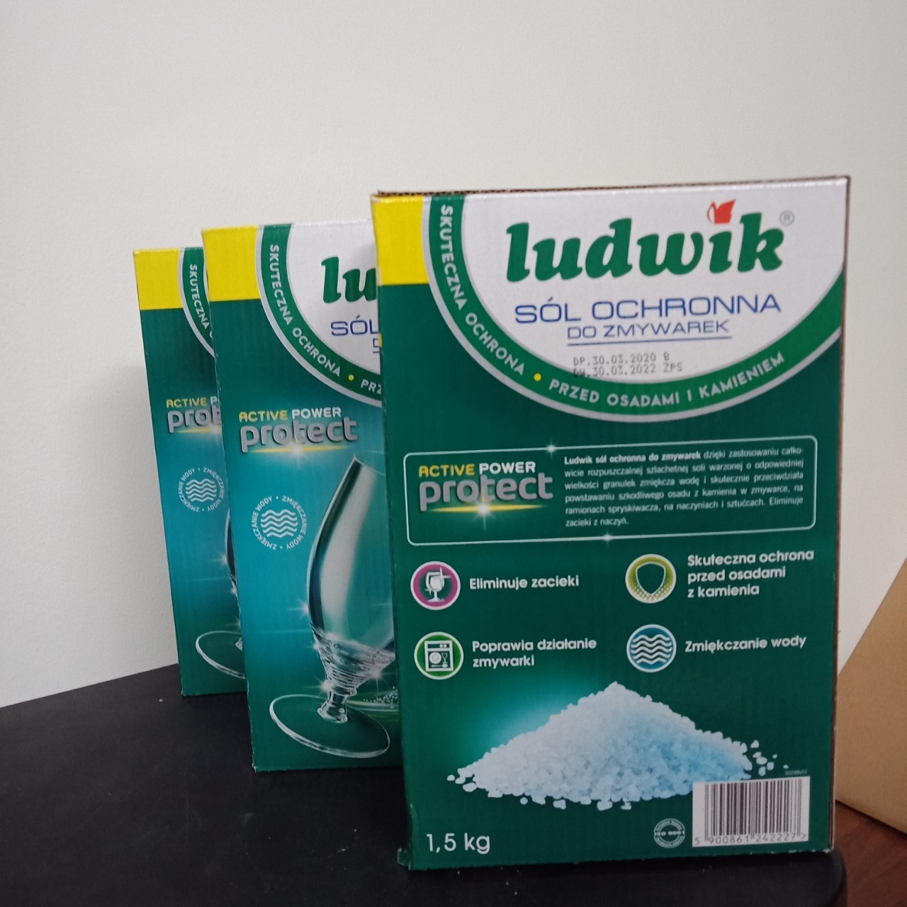 muối rửa bát ludwik 1,5kg  Xuất xứ Ba Lan