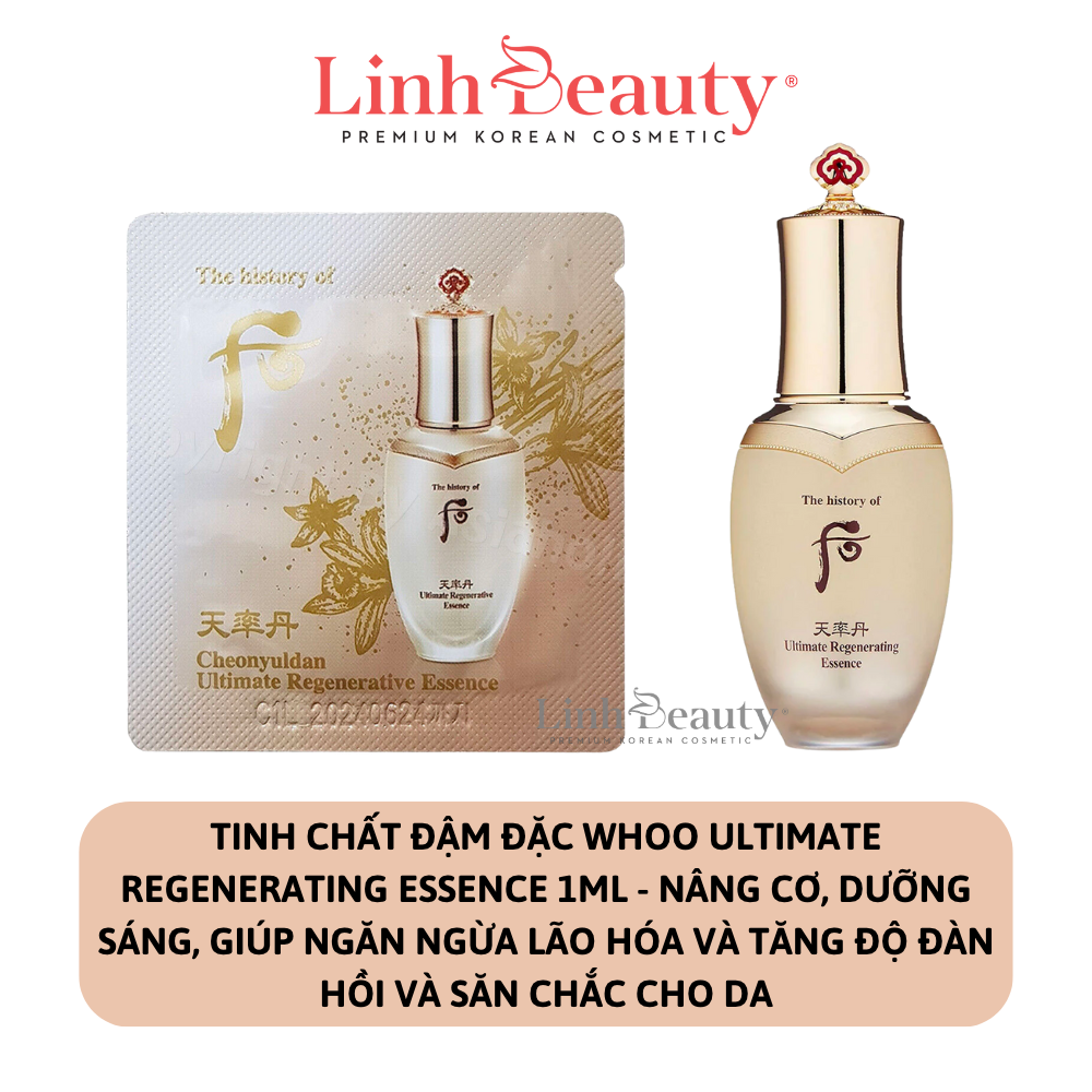Tinh chất đậm đặc Whoo Ultimate Regenerating Essence 1ml